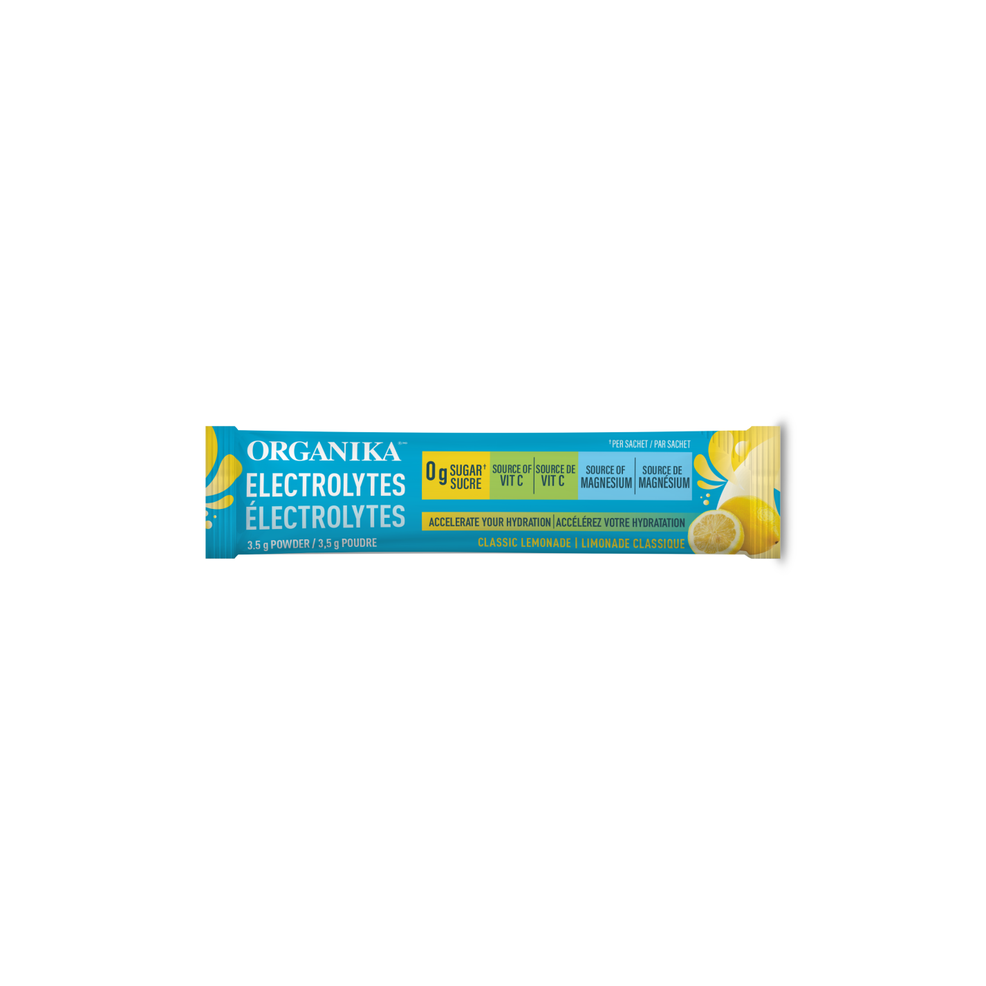 Electrolytes Sachets (paquet de 20) - Limonade classique par Organika