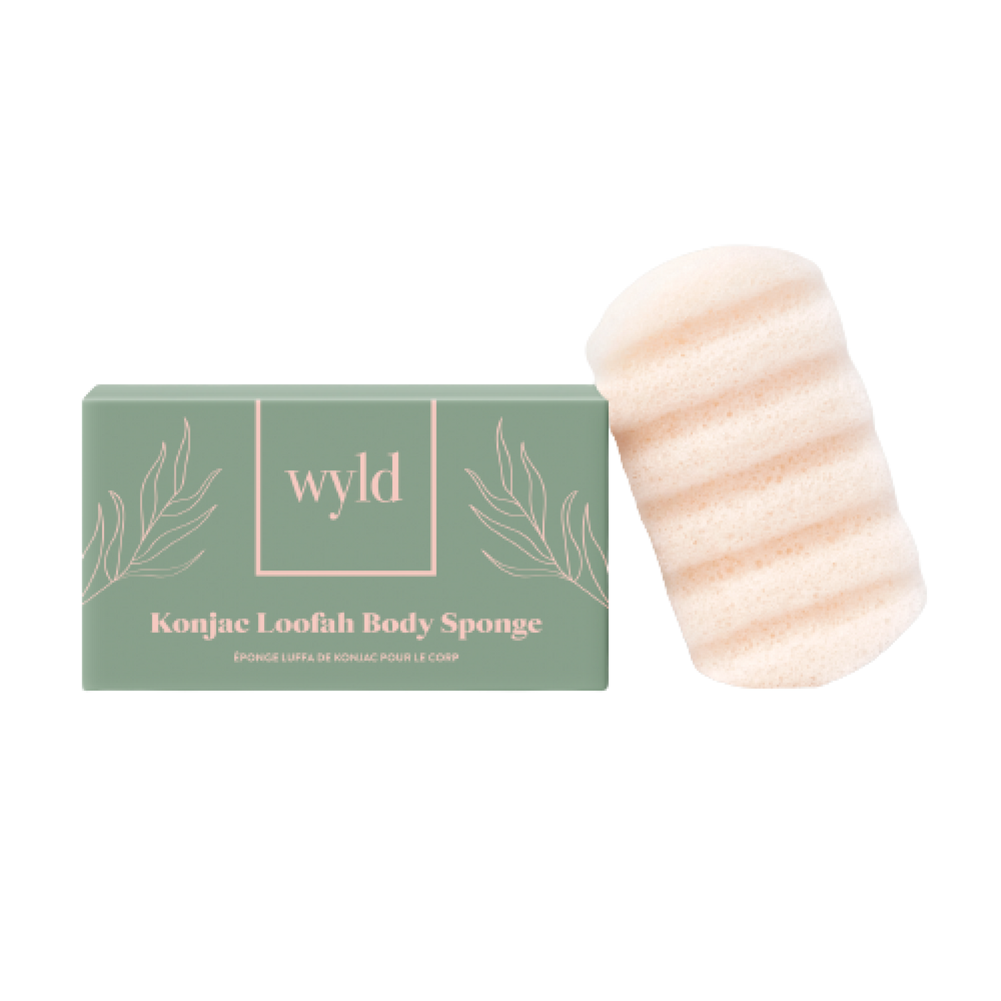 Éponge Konjac Body Loofah par Wyld Skincare