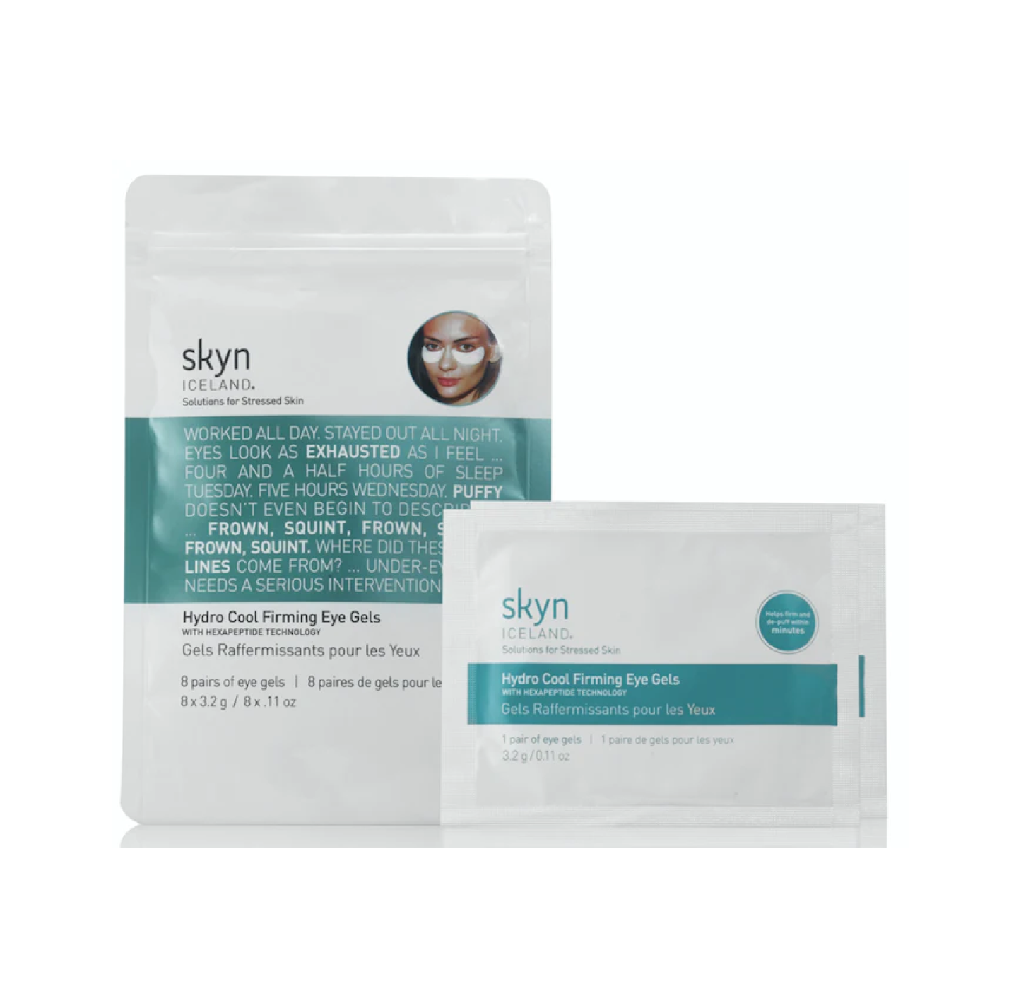 Hydro Cool Gels Raffermissants pour les Yeux (8 paires) by Skyn Iceland