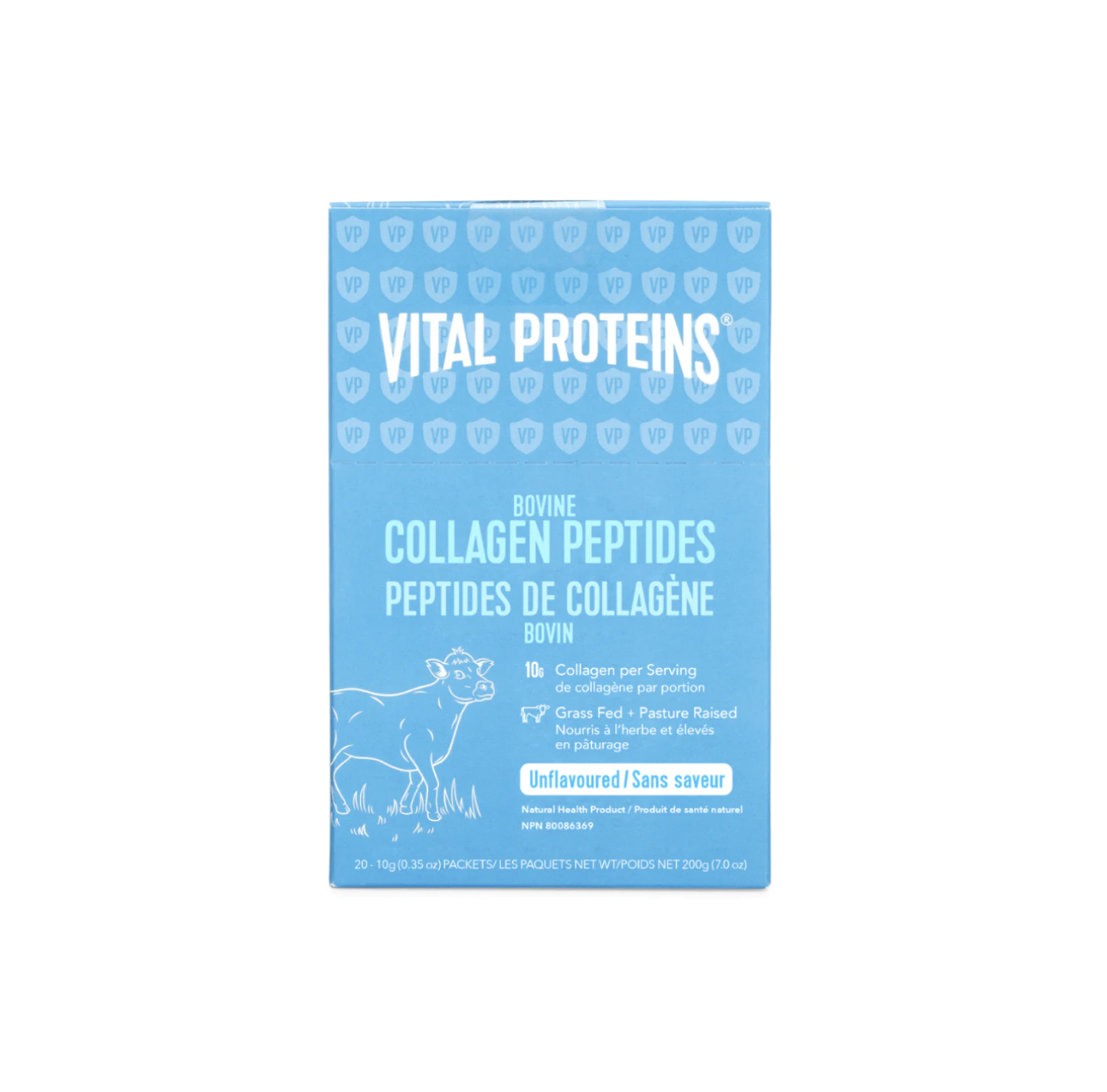 Boîte Stick Pack de Peptides de Collagène par Vital Proteins