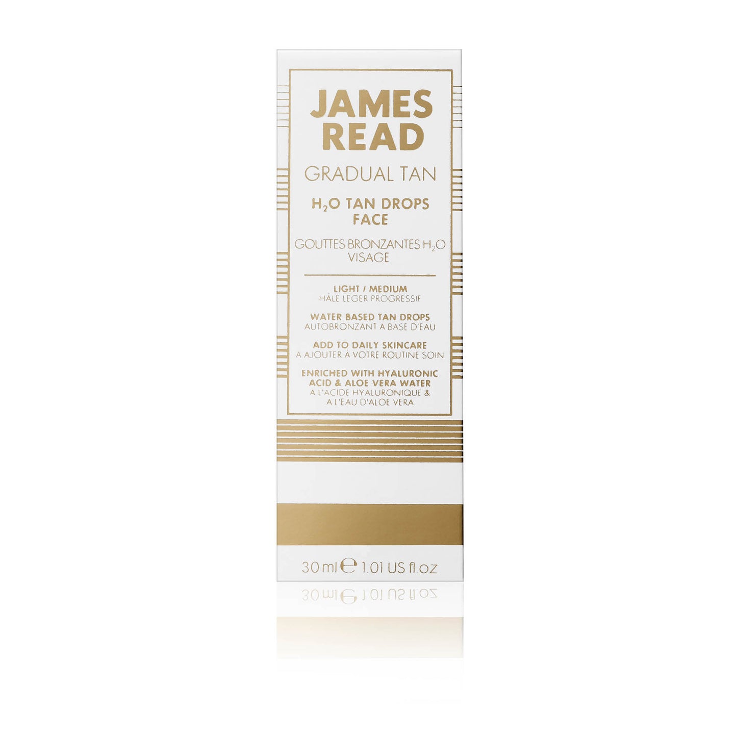 H2O Tan laisse tomber le visage de James Read